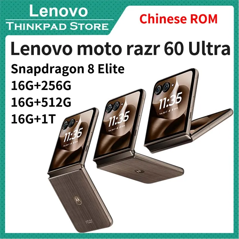 Китайский ром, оригинальный Lenovo MOTOROLA moto Razr 60, ультра большой внешний экран |   Складная беспроводная зарядка мощностью 30 Вт 6-го поколения