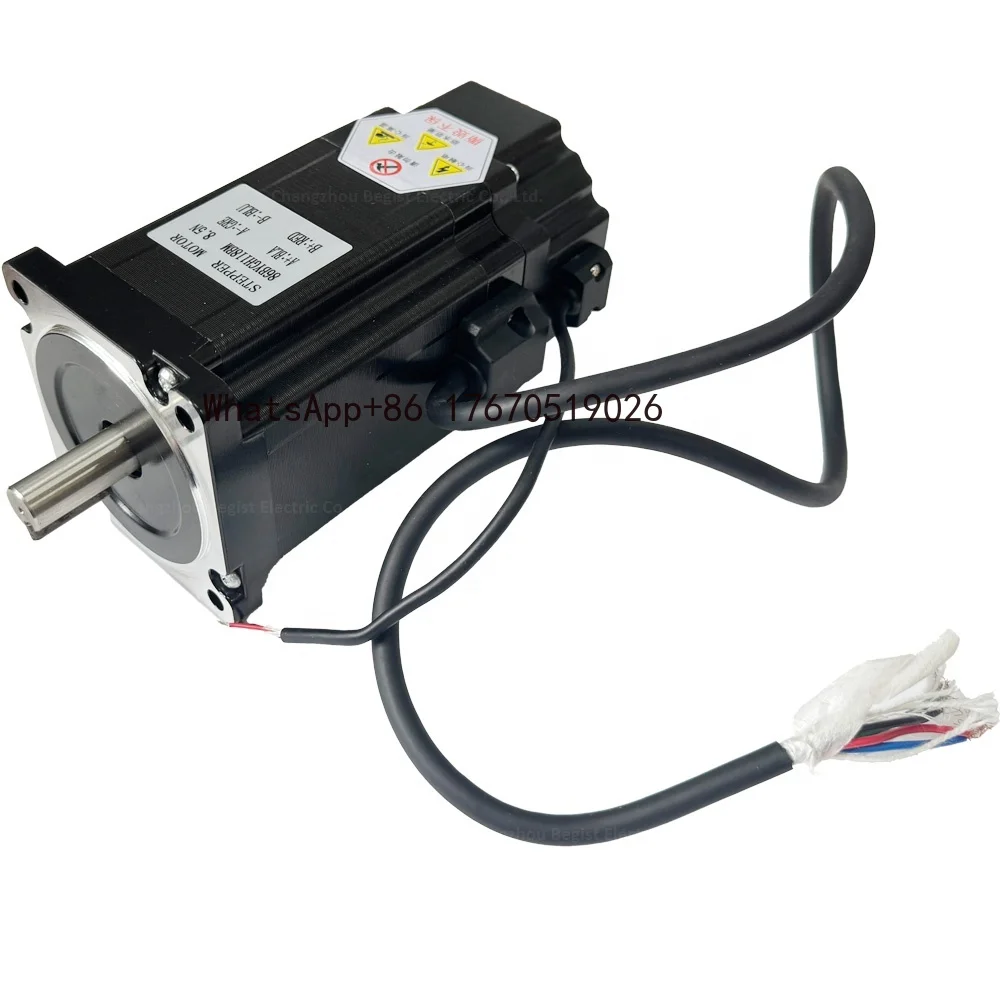 

34 Hybrid 2-Phase 6.0A 8.5N.m Brake Stepper Motor 48V DC DM860H Driver for CNC Engraving Milling Machine