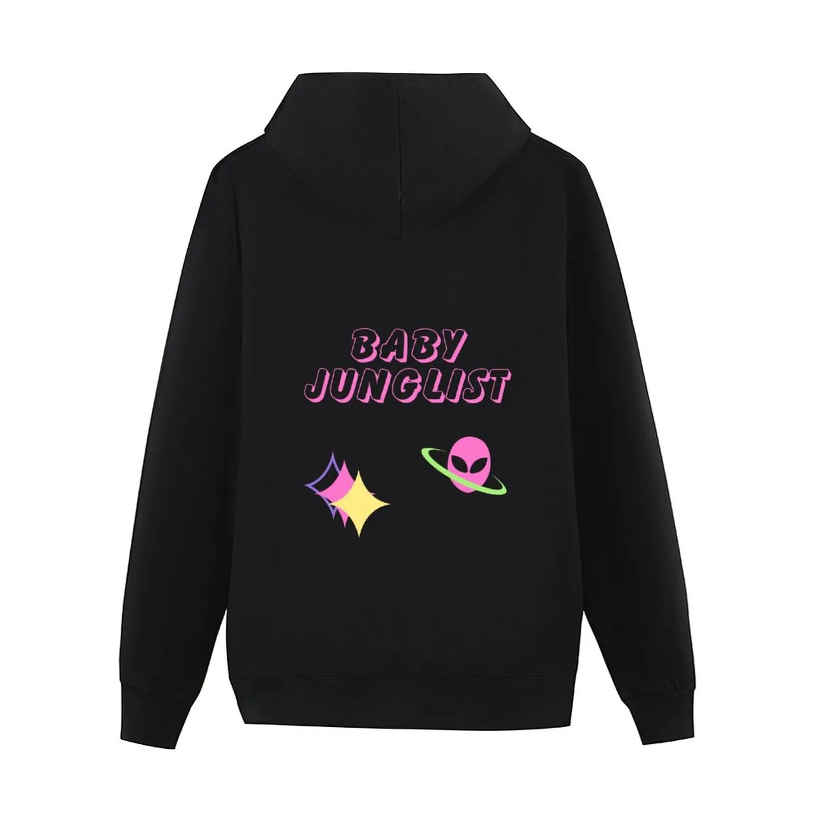 Baby Junglist الملونة النجوم و الغريبة هوديي ملابس رجالي ملابس جمالية ملابس الخريف الخريف جديد مقنعين المحملة