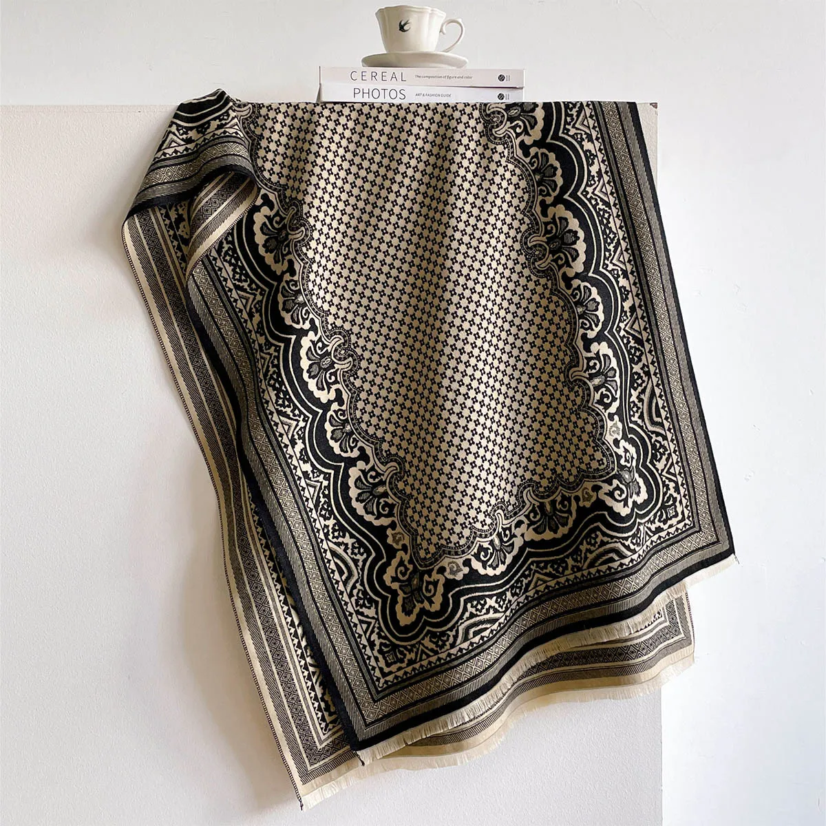 Imitatie Kasjmier Sjaal voor D - Pashmina Wrap Large recensie en prijs