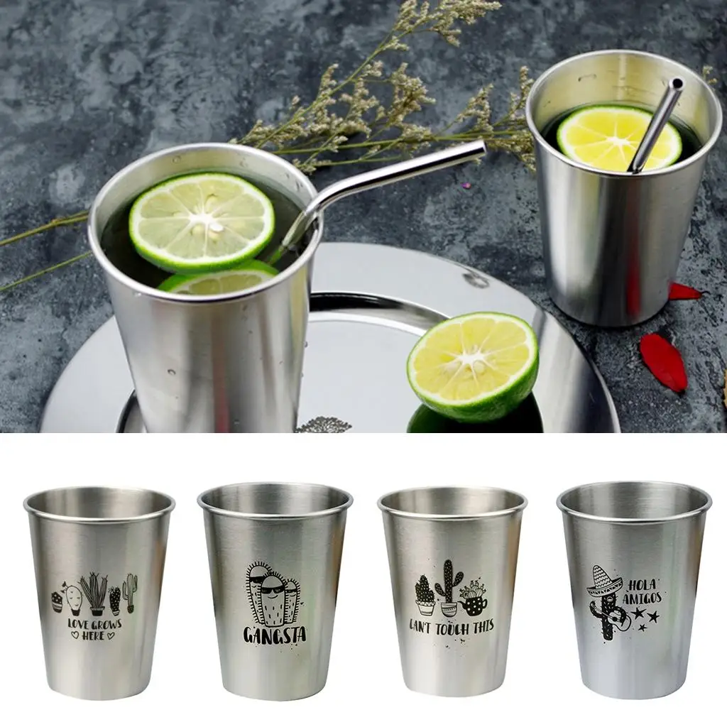 Stainless Steel Cups Stackable and Unbreakable Drinking Cups Great for Kids