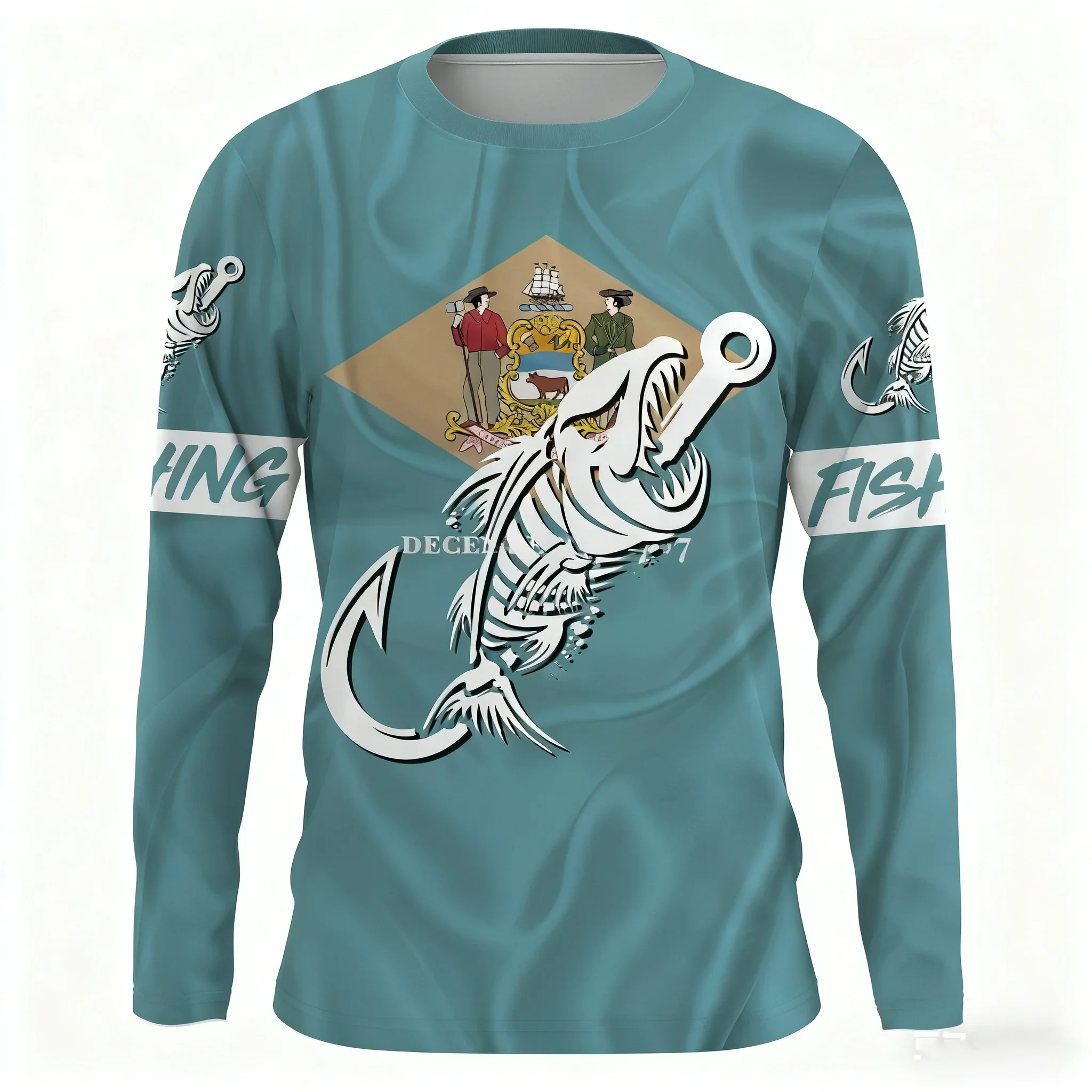 3D Printed Personalized Pattern Fishing Clothes Multi Style Design Sun Protection Breathable Exclusive To Fishing Enthusiasts