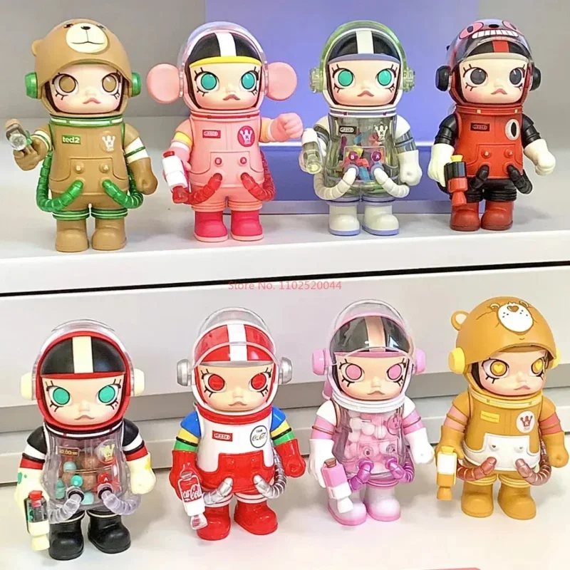 

New Original Kawaii Mega Space Molly 100% Blind Box Anniversary V3 Series Molly Collection Figurine Model Toy Girl Birthday Gift