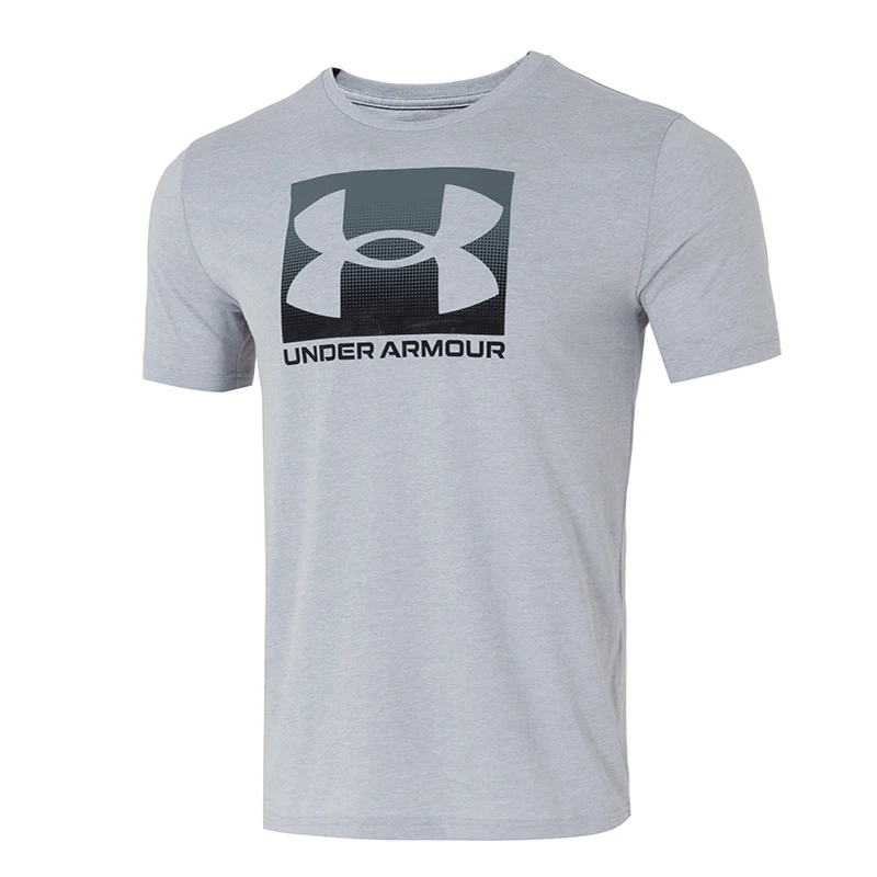 

Футболка Underarmour, мужская одежда, спортивная одежда, фитнес-тренировки, мягкие дышащие топы в клетку с короткими рукавами 1386793-011