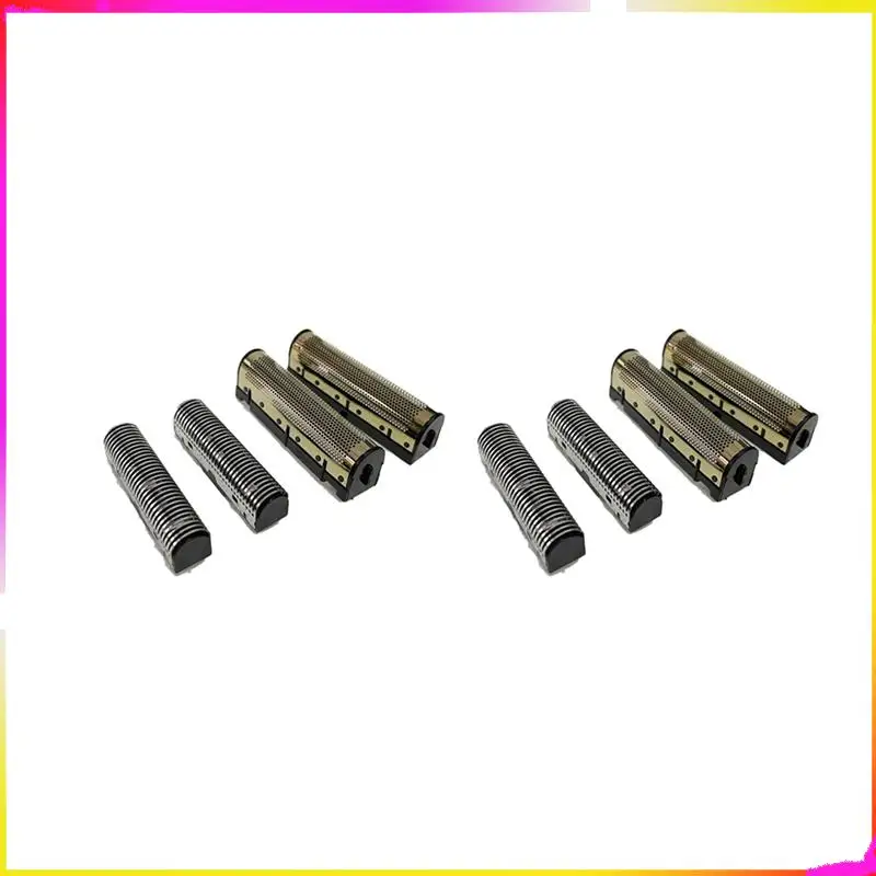 M04K 2 Set Electric Shavers Blades Golden Foil Knife Net And Cutter Head Suitable For Kemei KM-2026 KM-2028 Floating Razor