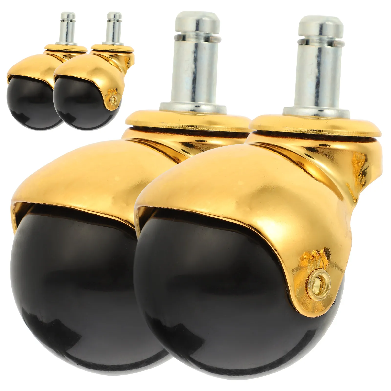 4Pcs Casters Wear-Resistant Small 360 Degree Rotation Wheels for Office Chairs Sofas Cabinets Multi-Function