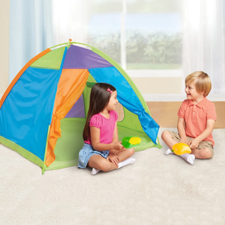 Tenda da gioco per bambini Wigwam grandi tende da campeggio per bambini Tipi tenda da gioco impermeabile per bambini all'aperto piccola casa Teepee per bambini