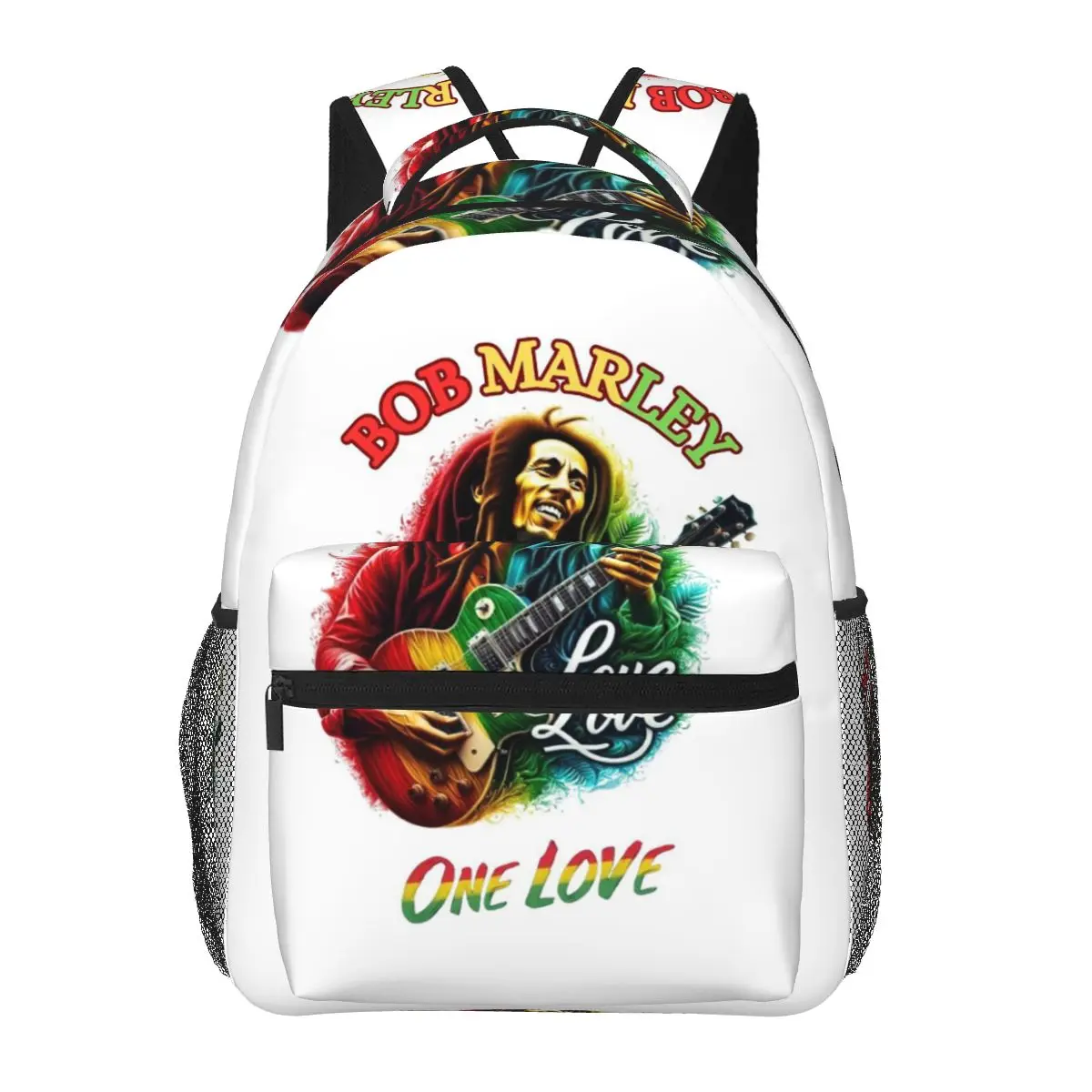 Jamaica Reggae Rock Bob Marley Backpacks Boys Girls Bookbag Students School Bags Laptop Rucksack Shoulder Bag Large Capacity