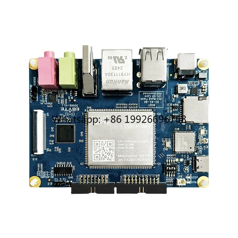 

Ebyte ODM ECB10-135A5M5M-I MPU 650MHz 512MB parallel NAND FLASH Single-core Cortex-A7 Industrial-grade single-board computer