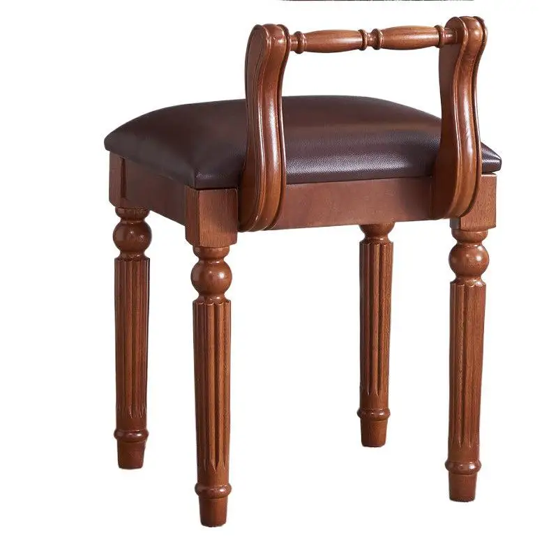 

American dresser stool European home Internet celebrity simple modern bedroom solid wood