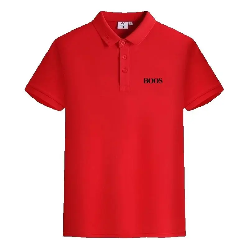 

New men's high-quality short sleeved polo shirt, summer fashion, casual, comfortable, breathable and cool top