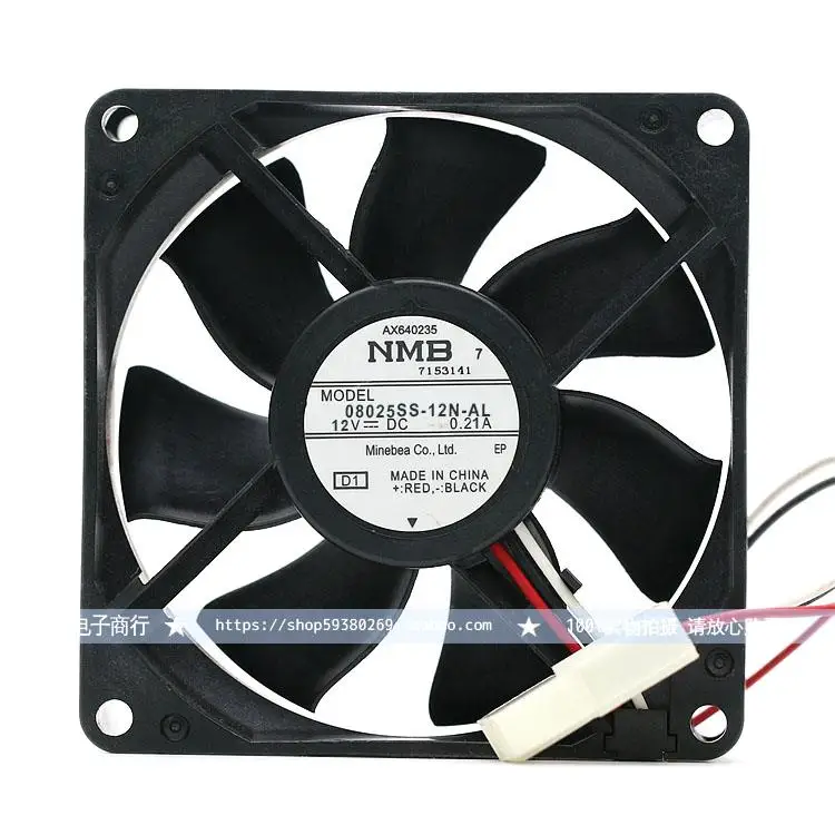 

08025SS-12N-AL 12V 0.21a 8025 8cm Projector Three Cooling Fan