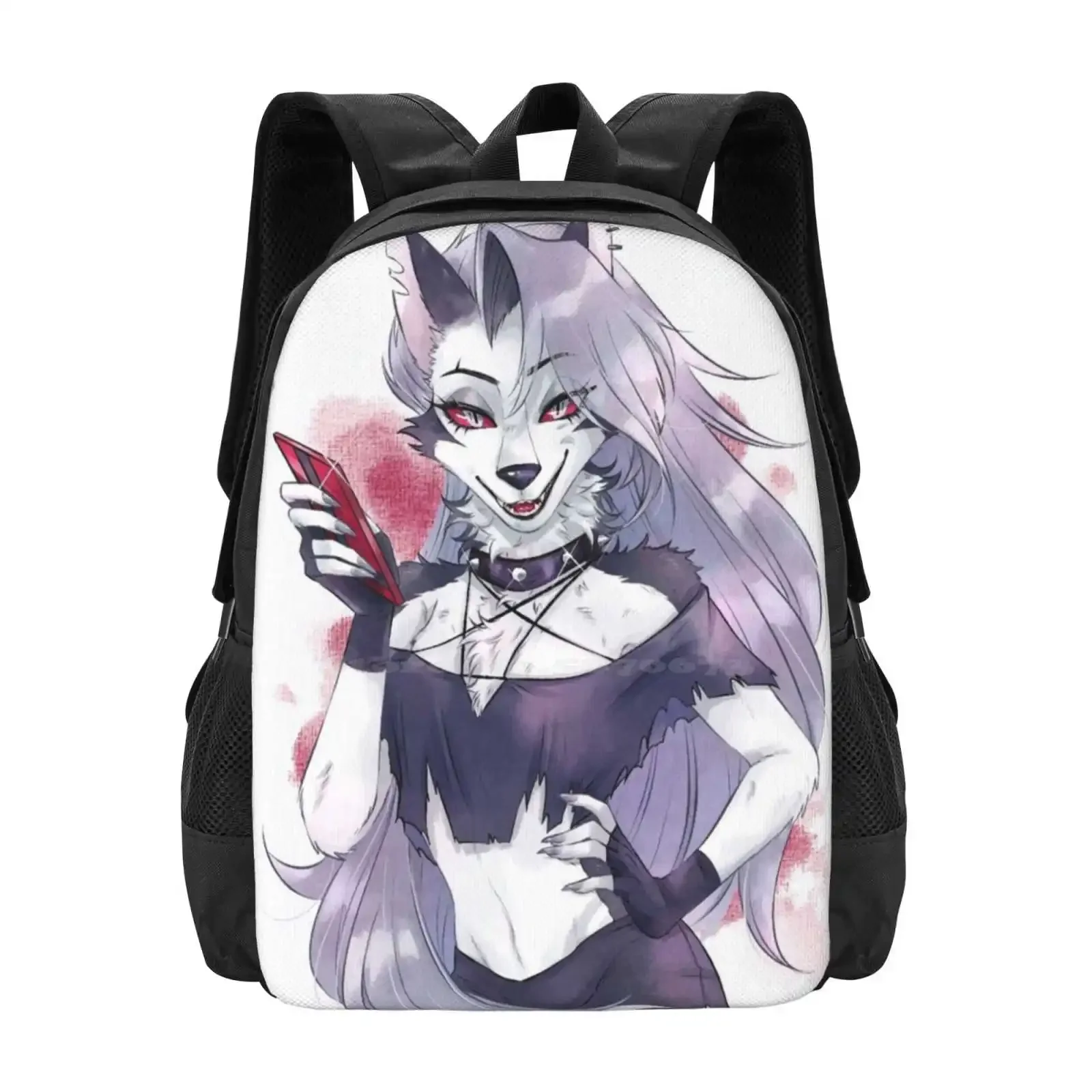 

Helluva Boss Loona Backpack For Student School Laptop Travel Bag Helluvaboss Helluvaboss Helluvaboss Helluvaboss Helluvaboss