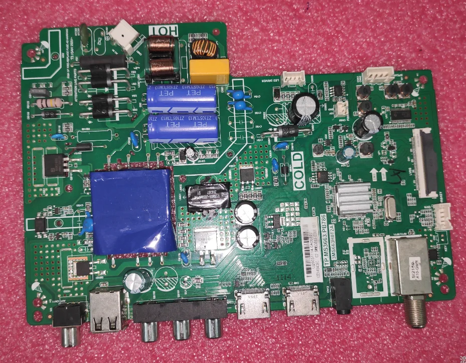 TP.MS3663.PB786 3MS663H0T2A  Three in one TV motherboard 45--57v  or 55---79V  600ma  workiing good