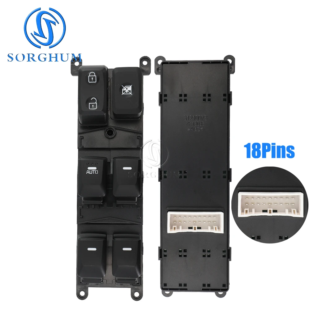 SORGHUM 93570-1W156 935701W157 Left Driver Side Power Window Switch Control Lifter Button For Kia Rio 2015 2016 2017 Car Models