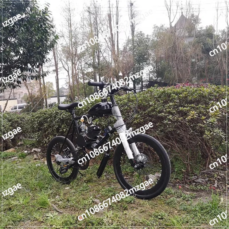 

20-Inch Gas-Powered RV Bike - Off-Road Commuter Vehicle with 4-Stroke Engine, Long Distance Field Adventure Bicycle