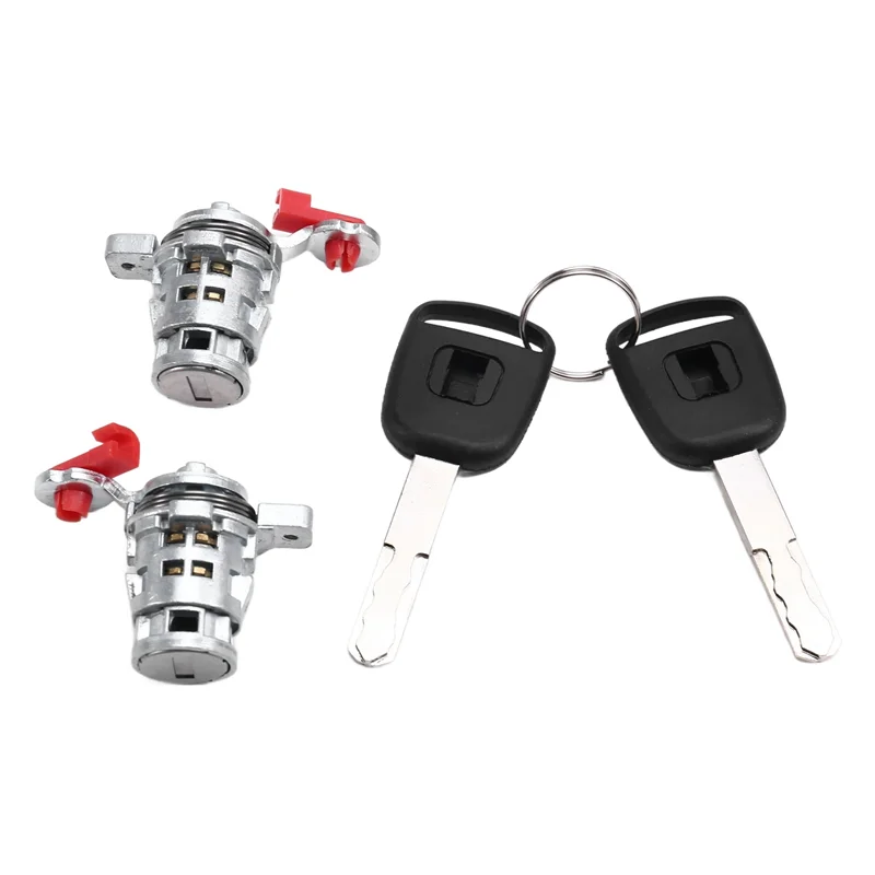 

AEF3-Car Door Lock Barrel Set With Keys Car Door Lock Cylinder 72145-S73-003 72146-S73-003 For Honda Civic 2002-2005