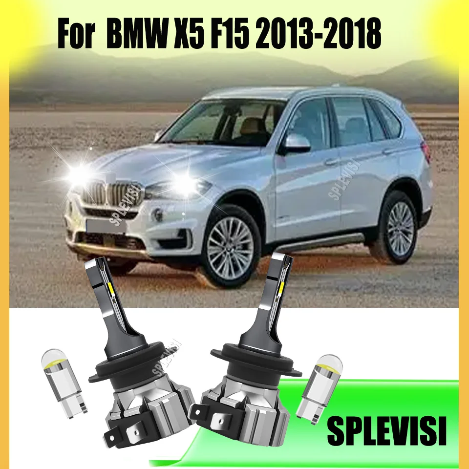 

300% Brighter H7 LED Headlight Bulbs High/Low Beam, 15000LM Per Pair For BMW X5 F15 2013 2014 2015 2016 2017 2018