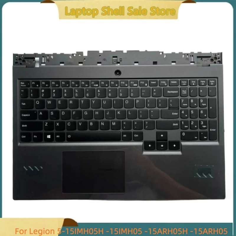 

Новый ноутбук для Legion 5-15IMH05H-15IMH05-15ARH05H-15ARH05, верхняя крышка упора для рук, сенсорная панель, клавиатура с подсветкой