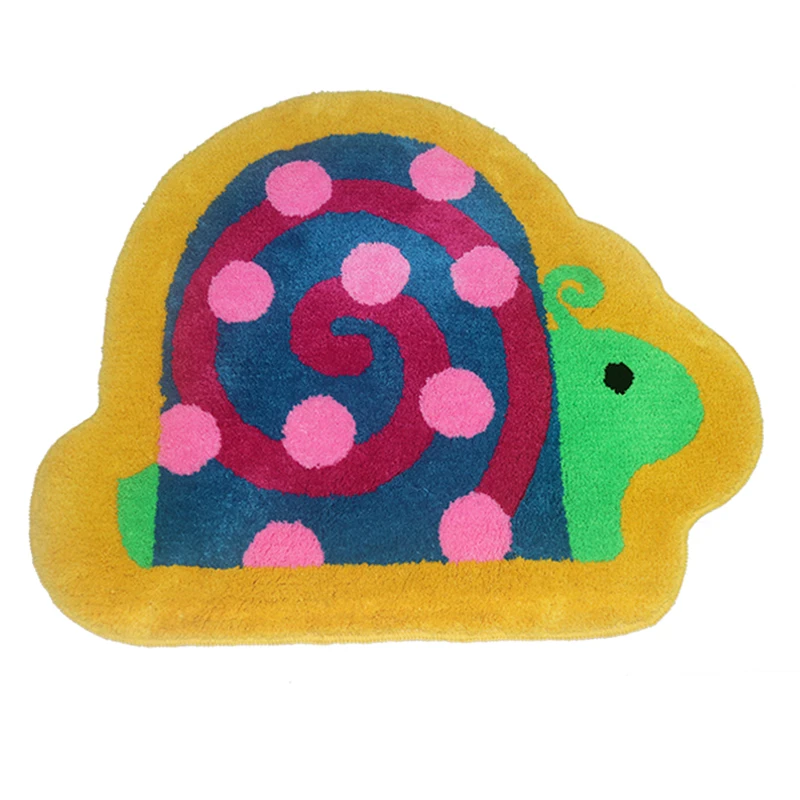 

Cushion foot cushion skid-proof hand-made special character snail cartoon carpet