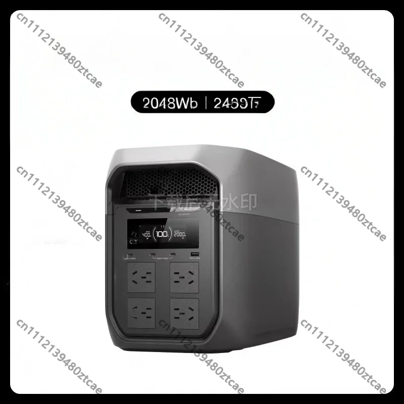 Portable Power Station, 3000W High Capacity 220V AC Output, Outdoor Camping Lithium Battery Generator, Mobile Power Supply