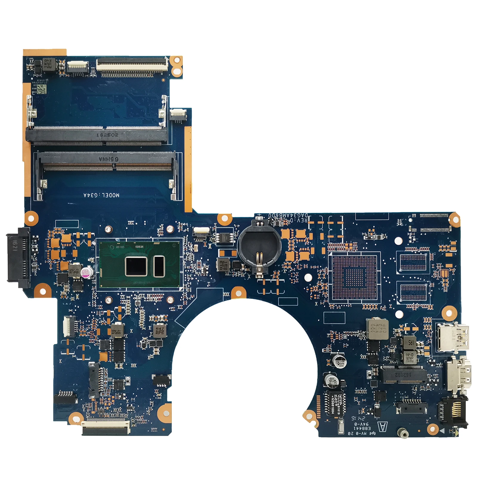 Материнская плата для ноутбука HP PAVILION 15-AU DAG34AMB6D0 с процессором i5-7200U GT940M, материнская плата графического процессора 907408-601 G34A Pavilion
