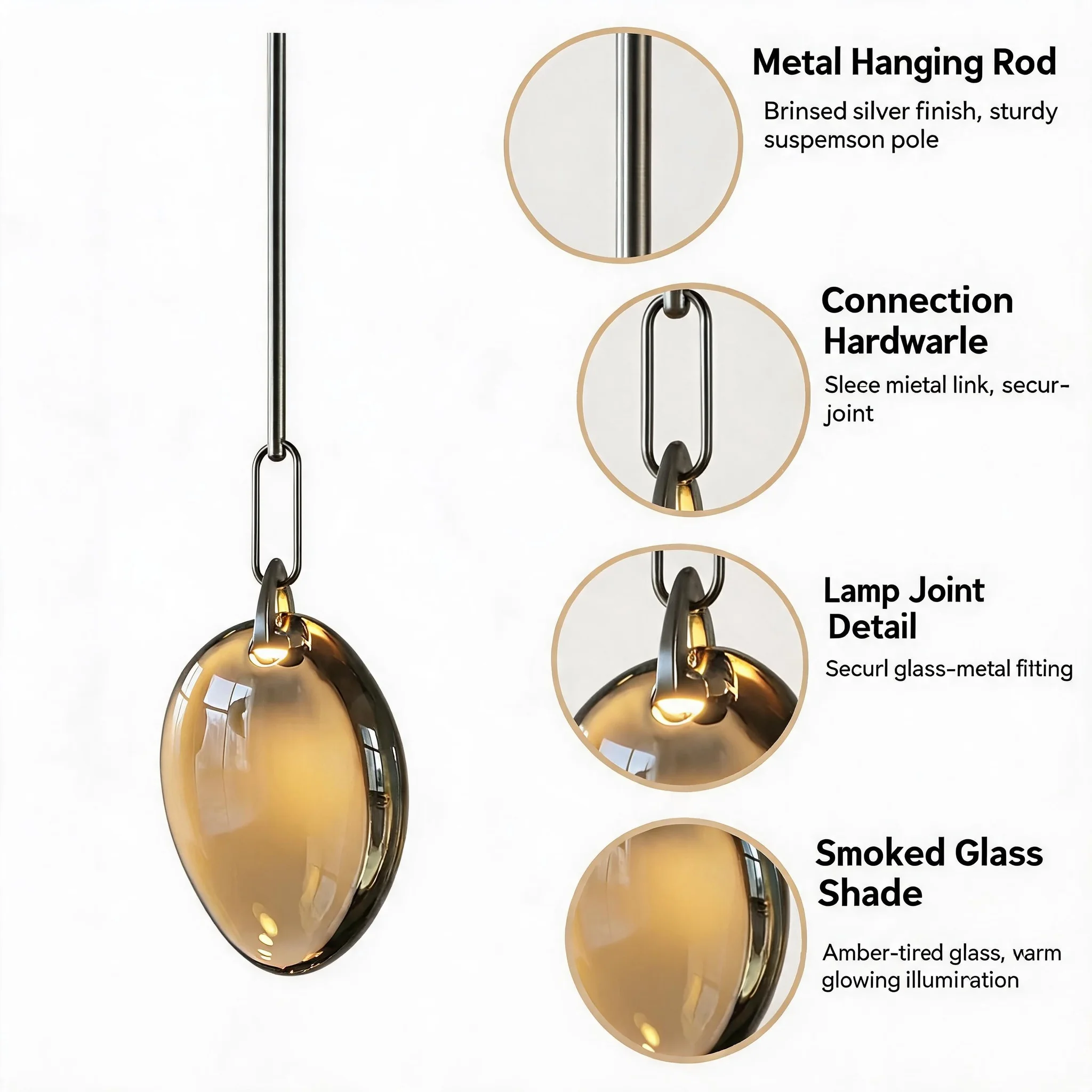 Chandelier, Hardware, Glass, Plug-in, Switch, Hotel, Coffee Shop, Atmosphere LED Lamp