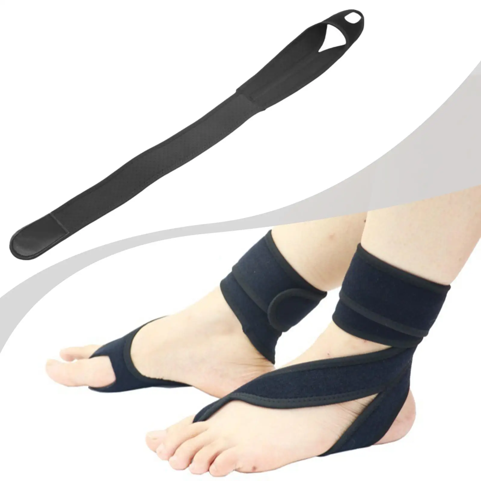 

Drop Foot Brace Foot Orthosis Brace Soft Easy to Use Ergonomic Multipurpose Breathable Comfortable Premium Adjustable