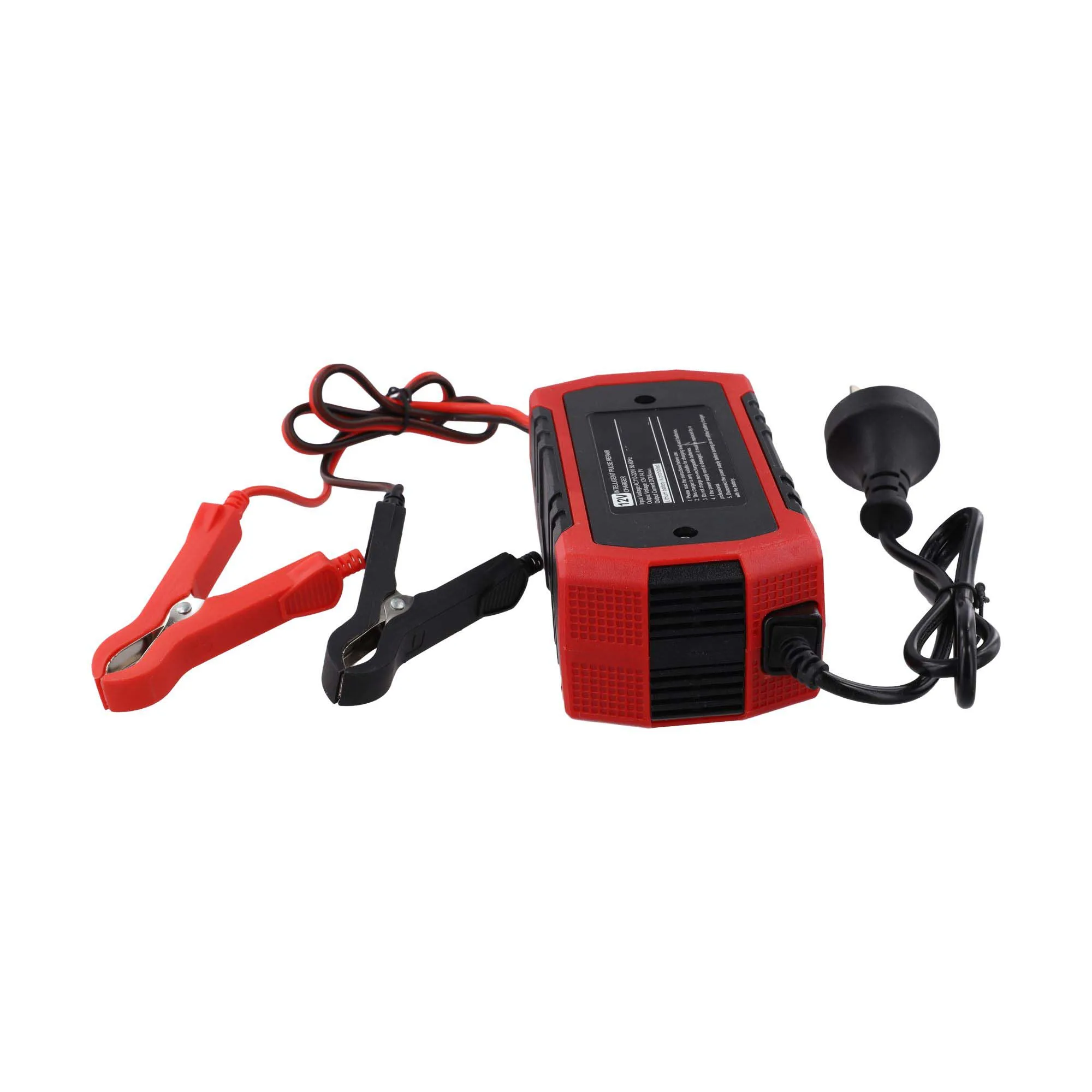 12 Volt 6 Amp Car Battery Charger with LCD Display Compatible with For Cars Trucks Motorcycles and Marine Batteries