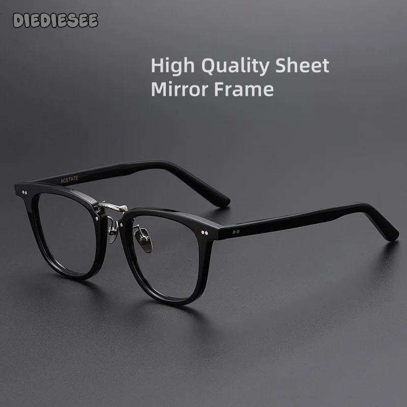 DIEDIESEE Anti Blue Light Men's Slimming Ultra Light Plate Eyeglass Frame Can Be Matched With Myopia Eyeglass Frame 55016