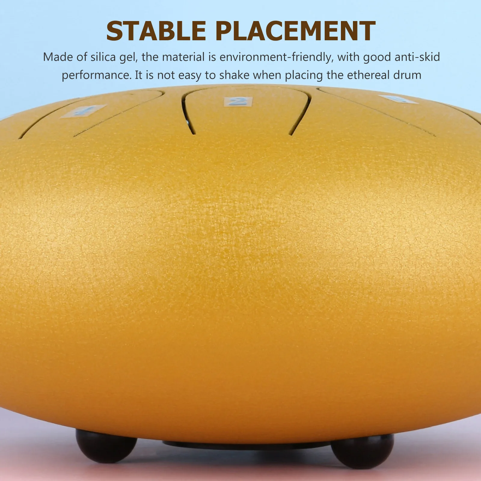 

3 Pcs Non-slip Mat Foot Pads Drum Stand Accessories Percussion Instrument to Heal Support Musical Instruments Feet Silica Gel