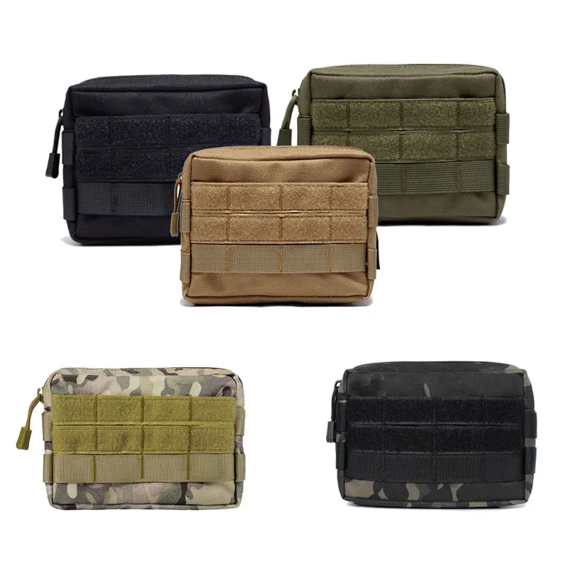 Outdoor  EDC Carry Tool Waist Bag Molle Vest Tactical Accessory Bag Medical First Aid Bag Hunting Bag Survival Equipment