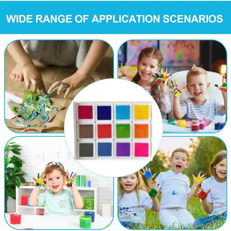 Набор для рисования пальцами, 24 цвета