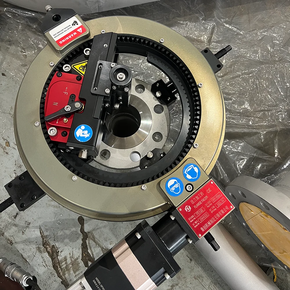 Máquina Portátil para Rectificar Bordes de Bridas de 0 a 12 Pulgadas, Modelo 2026, para Rectificado In Situ con Ranurado RTJ