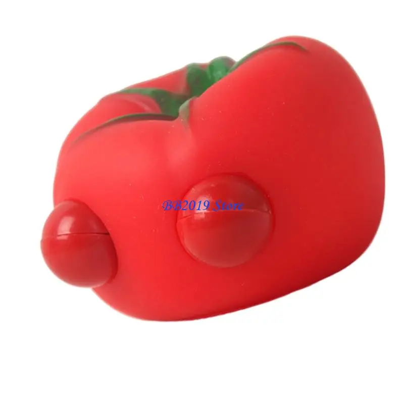 Q0KB Eye Poping Gemüse Stressbällchen Sensorische Squeeze Prise Toy für Kinder Erwachsene
