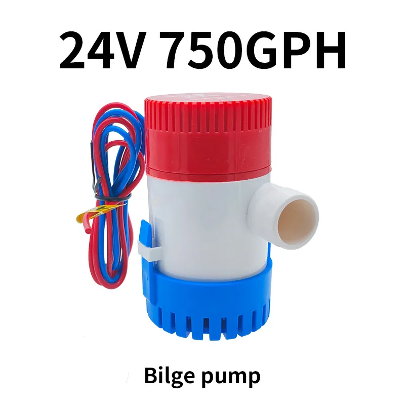 1 Stuks 12V 24V 1100gph 750gph Lenspomp Vlotterschakelaar waterpomp gebruikt in boot watervliegtuig campers woonboot lenspomp