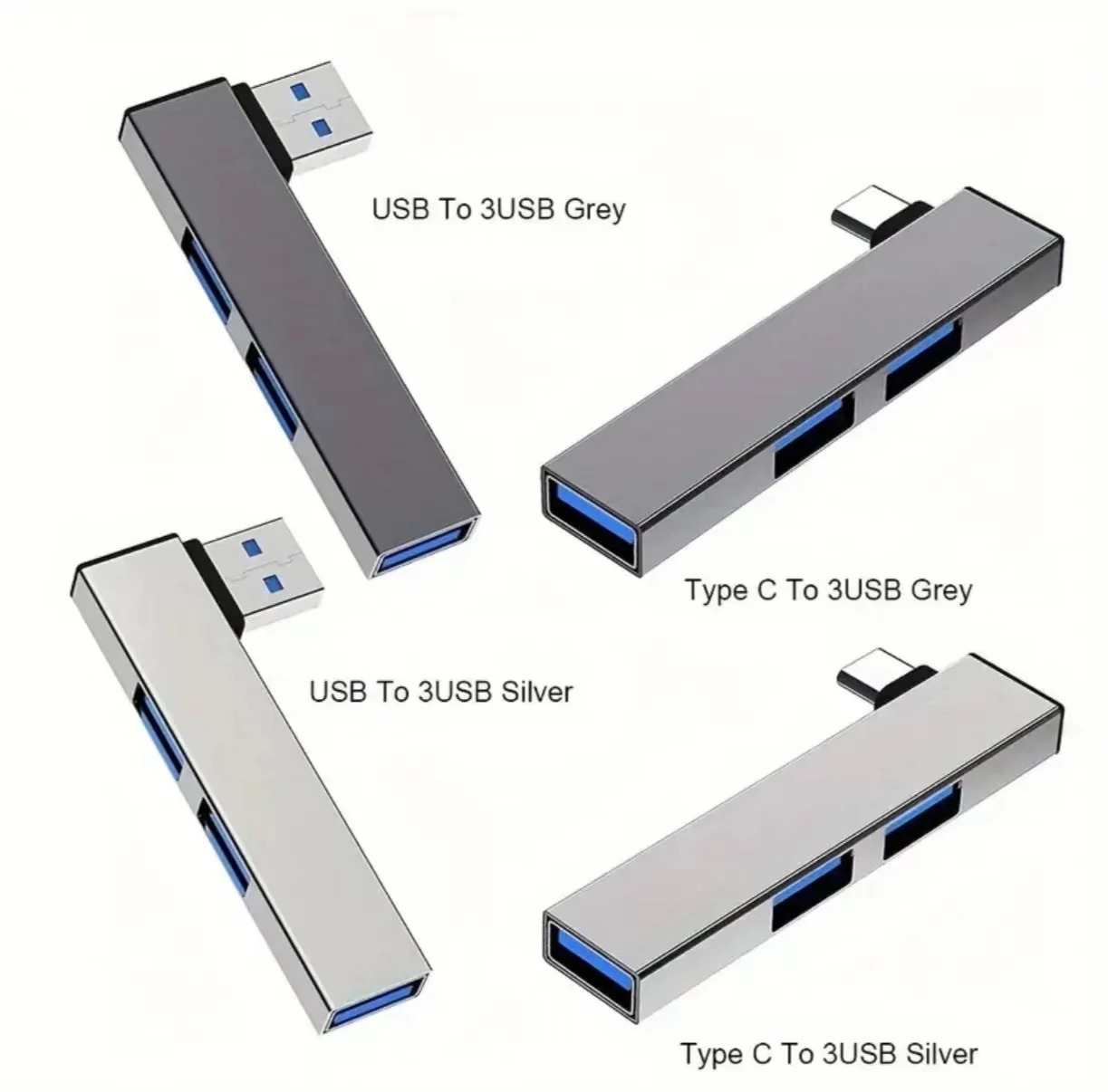 USB HUB 3.0 3 Port Multi USB Splitter OTG محول لـ Xiaomi Lenovo Macbook Pro 13 15 Air Pro ملحقات الكمبيوتر #5