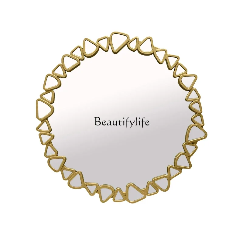 

ls 42European entrance decorative mirror living room dining room wall decoration light luxury background wall