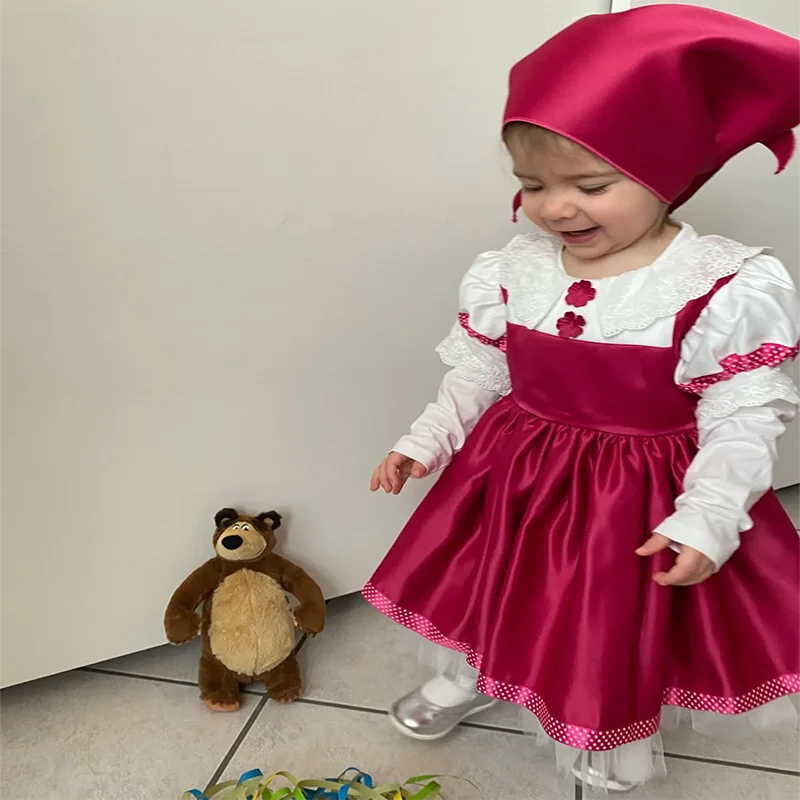 

Новая игрушка Маша и Медведь, кукла Медведь, детская комфортная кукла, подарок на день рождения, персонажи аниме, Маша Каваи