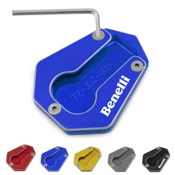 For Benelli TRK502X 752S BN600 BJ600 502C Motorcycle CNC Kickstand Extension Pad Foot Side Stand Plate Accessories