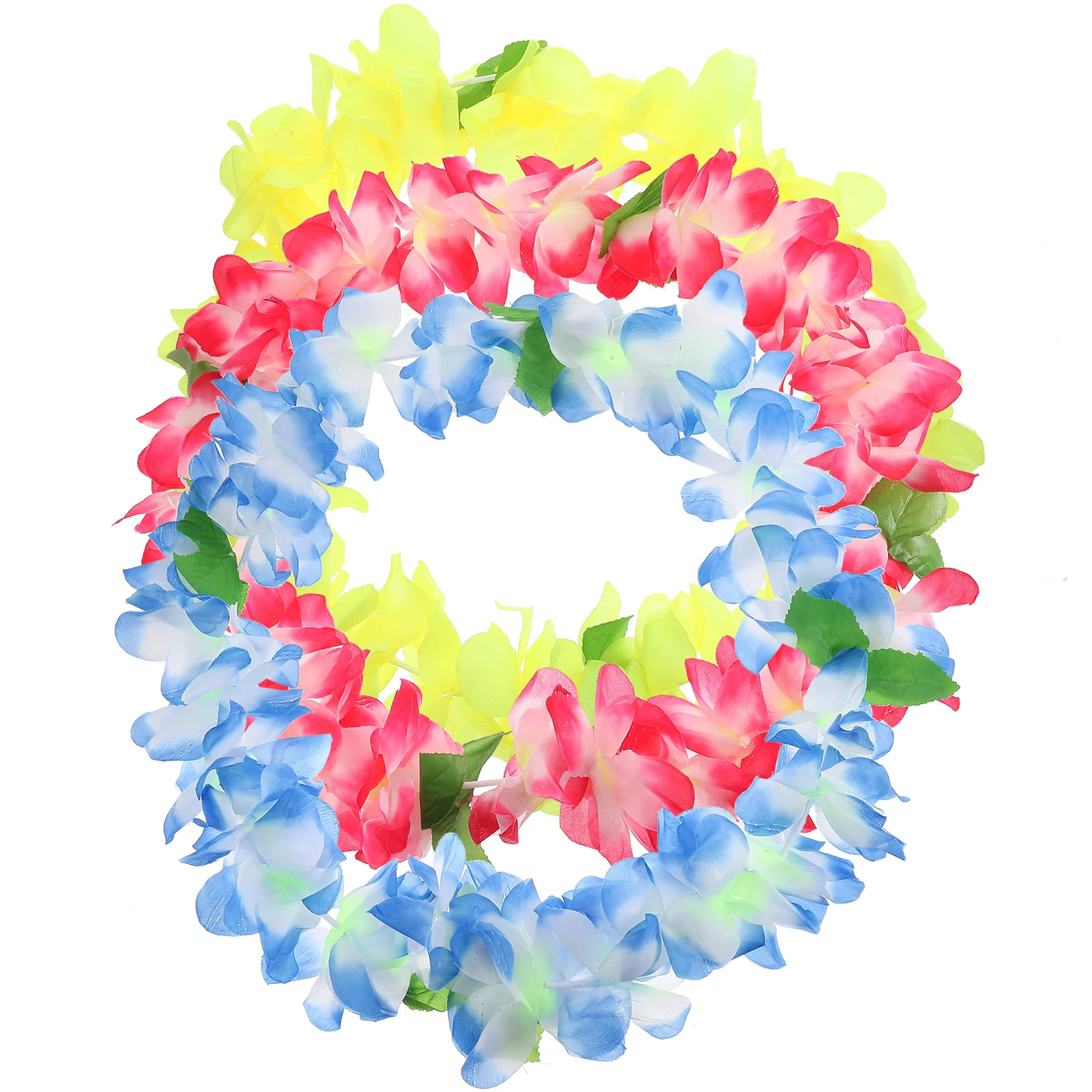 

3pcs Hawaiian Leis Garland Pet Accessories Flowers Loop Necklace for Dog Cat Beach Party Decorations Bright Color