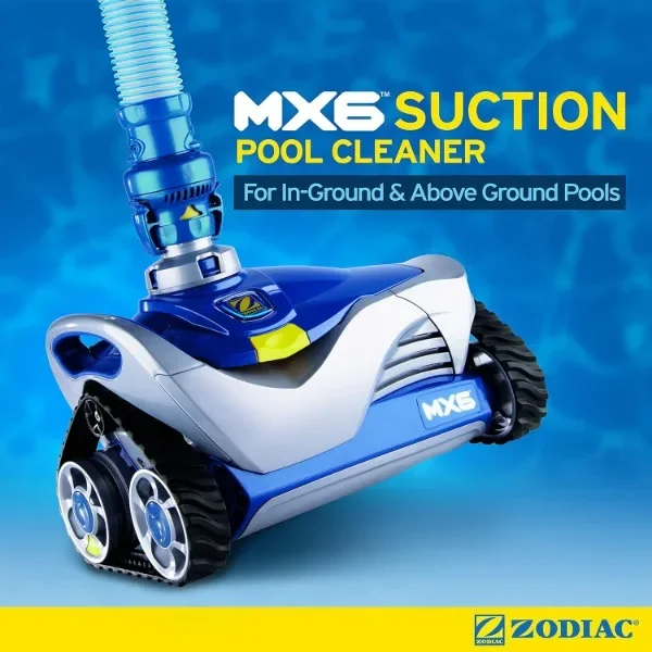 Zodiac-Aspirateur de piscine latéral à aspiration automatique MX6, pour piscines enterrées