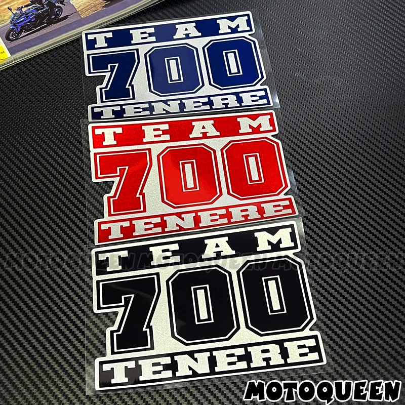 For TENERE 700 TENERE700 Decal Sticker Motorcycle Fairing Body Tank Pad Side Label Logo Decoration Reflective Decals Stickers