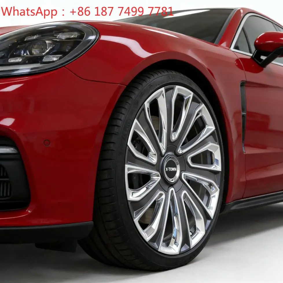 17 18 19 20 22 23 Inch 5x120 5x112 5x108 Black Custom Forged Alloy Wheel Rims High Performance Sport Tuning