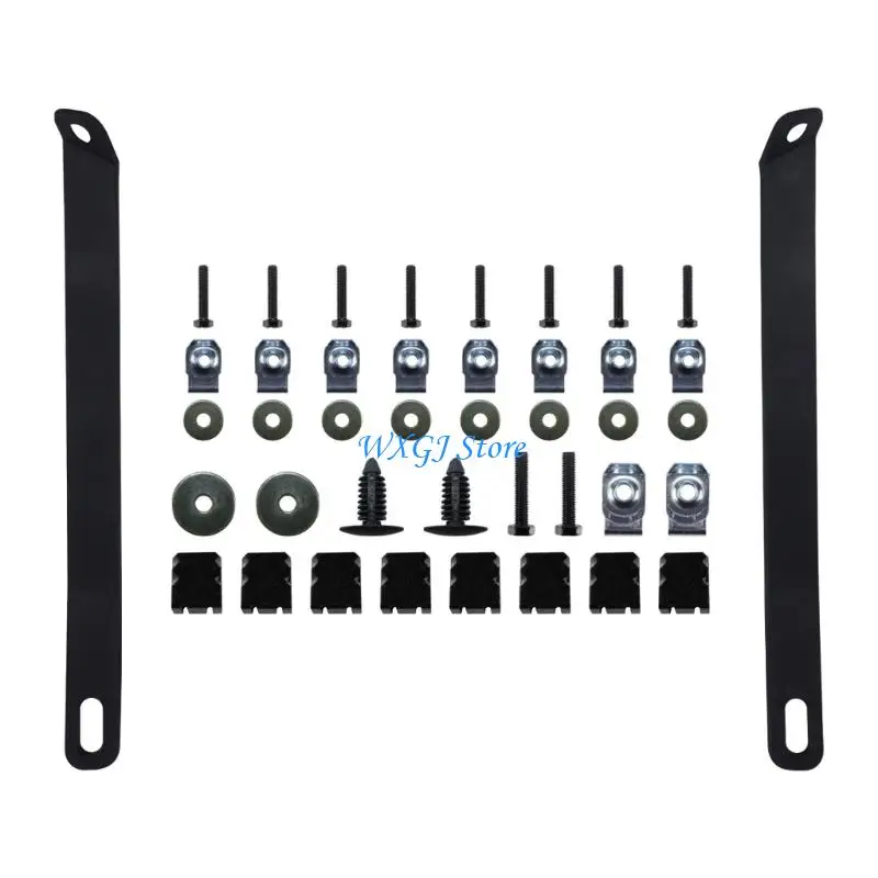 37JE ABS Mud Flaps Perfectly Fit Mud Flaps Lining Mudguard For F150 2021-2025 Enhanced Vehicle