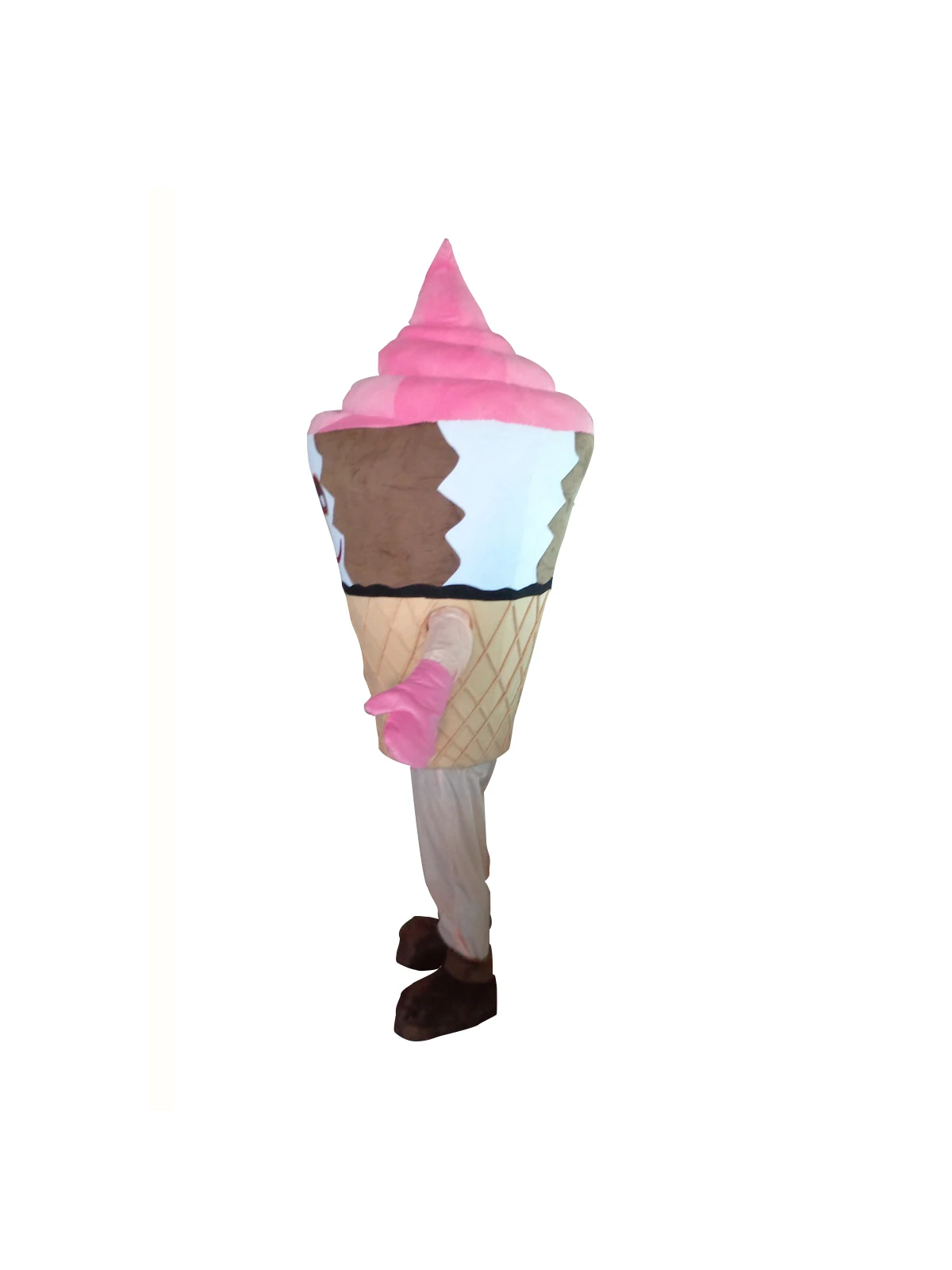 Ice Cream Cone Halloween Mascot Costume Fancy Dress Cosplay Outfit