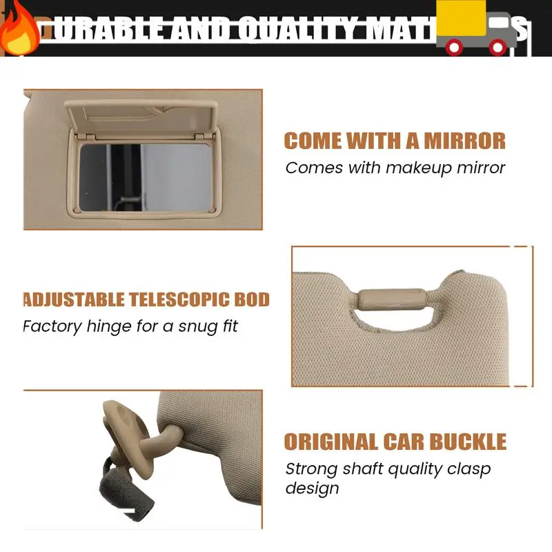 

Солнцезащитный козырек салона автомобиля для Hyundai Tucson 2005-2009 852202E000XU 852202E000