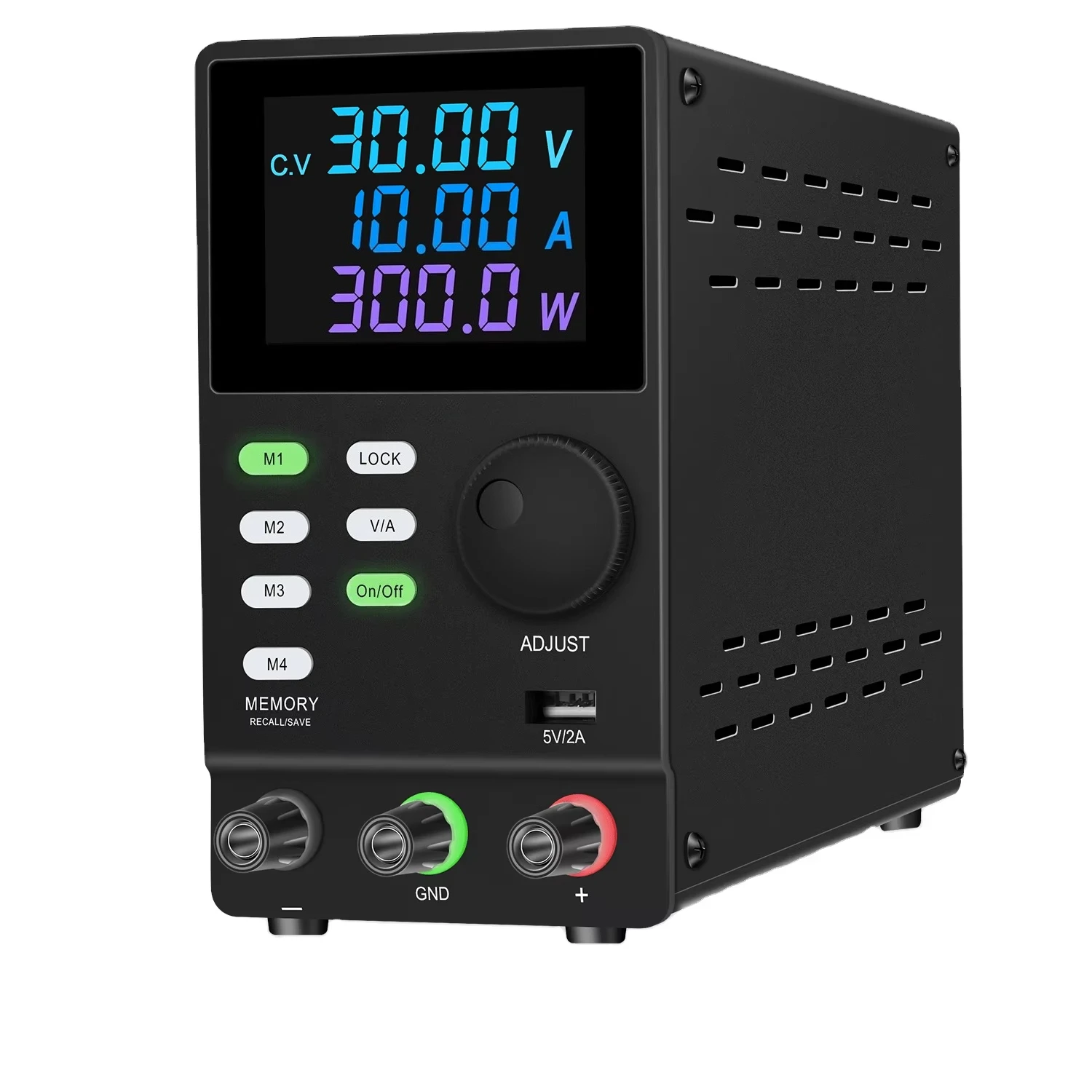 

SPPS3010D 30V 10A Portable Adjustable Switching DC Power Supply RS232 USB Port LCD Screen Regulated Power Supplies