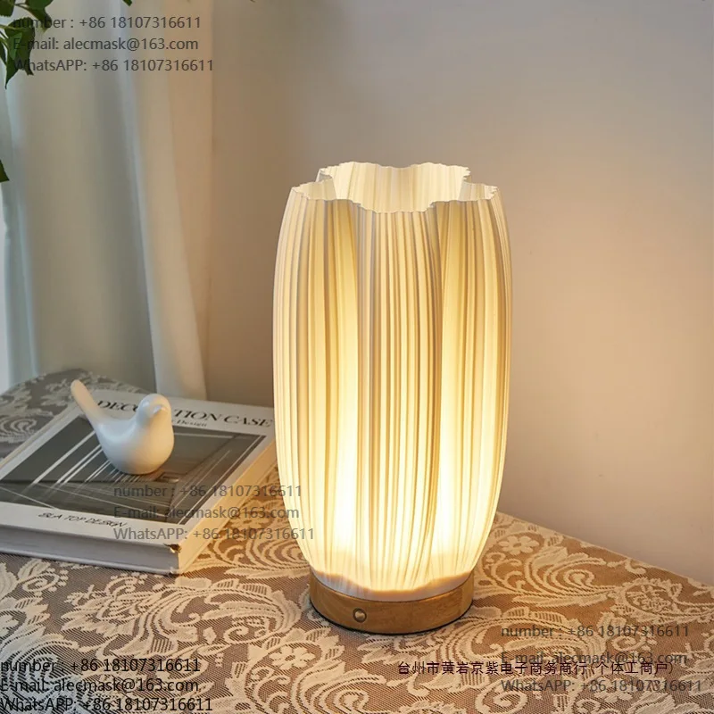 

Vase decoration night light mood cream outdoor desk lamp bedroom light atmosphere water ripple