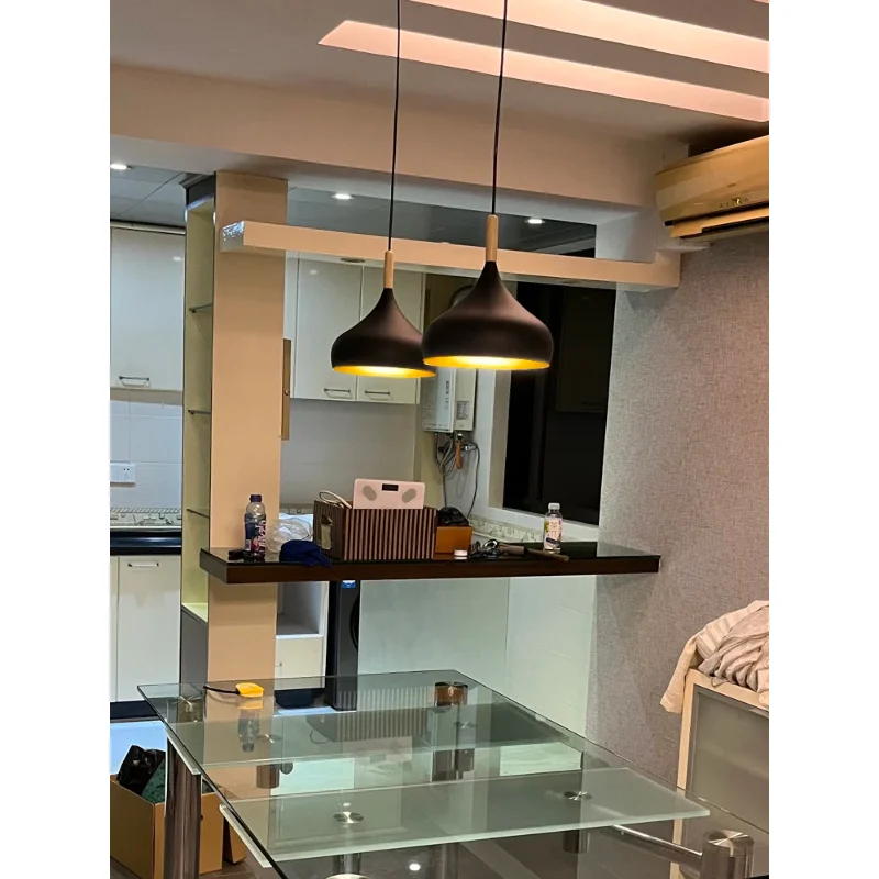 GEW Nordic Retro Industrial Black Ceiling Pendant Lamp E27 Restaurant Dining table Bar Decorative Pendant Lighting Fixture - view 5